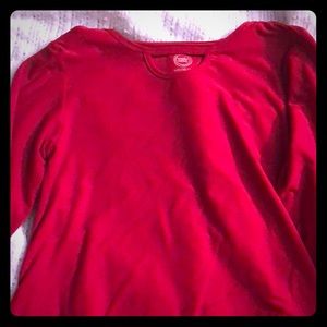 Xs long sleeve red shirt